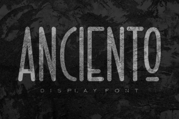 Anciento: A Display Font with Ancient Charm for Modern Brands