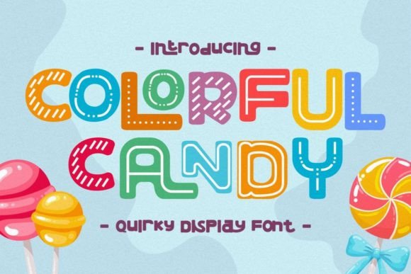 Boost Your Brand with Colorful Candy Font