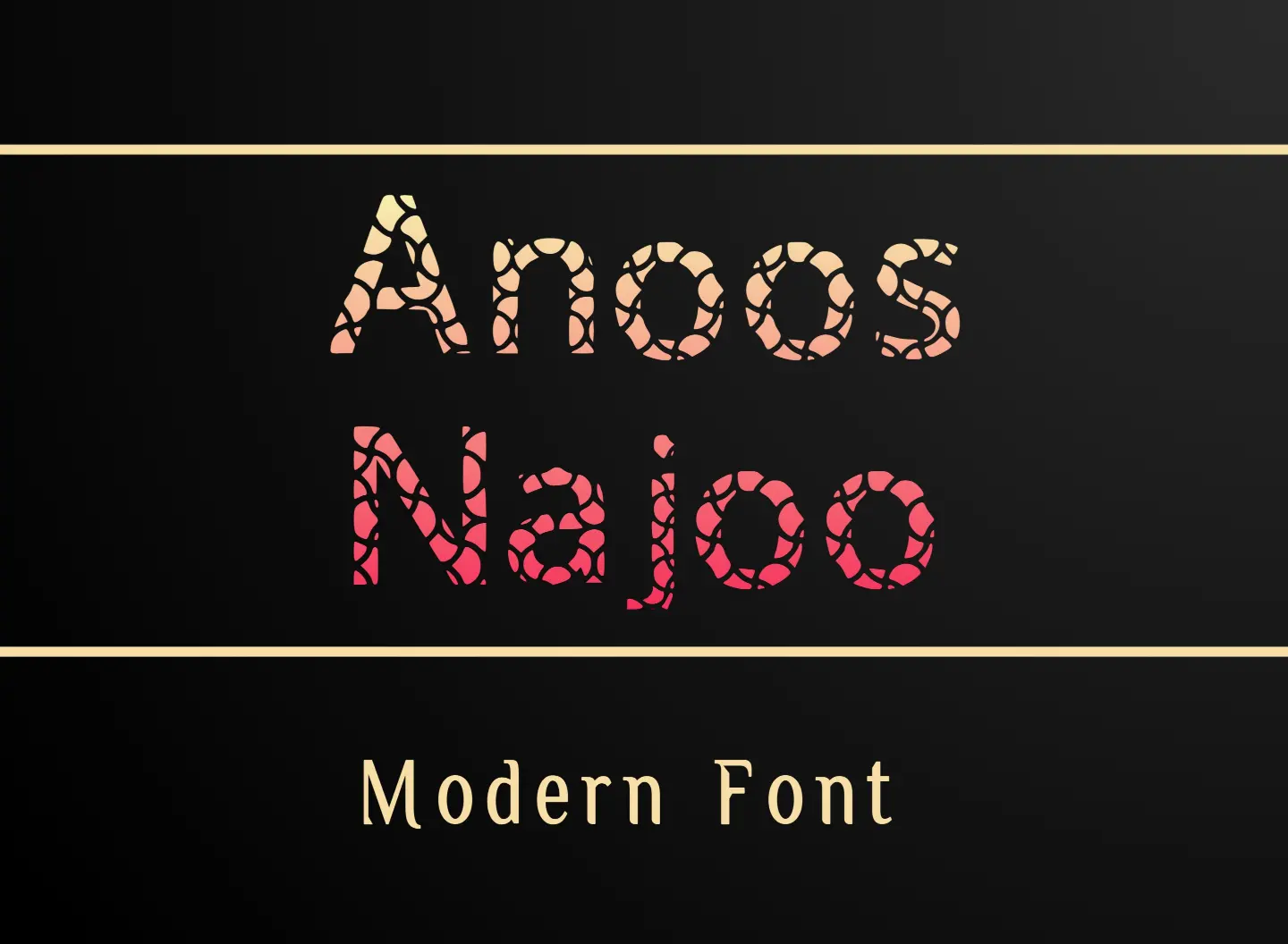 Boost Your Campaigns with Anoos Najoo Display Font