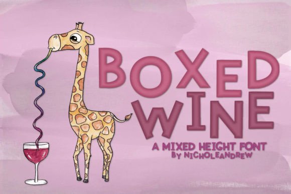 Boxed Wine: A Fun and Professional Handwritten Font