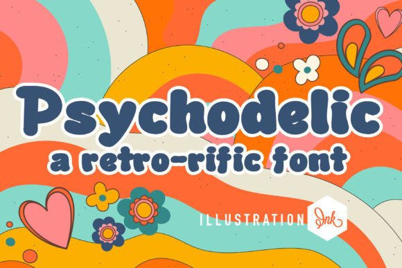 Bring Joy to Your Creations with Psychodelic Font