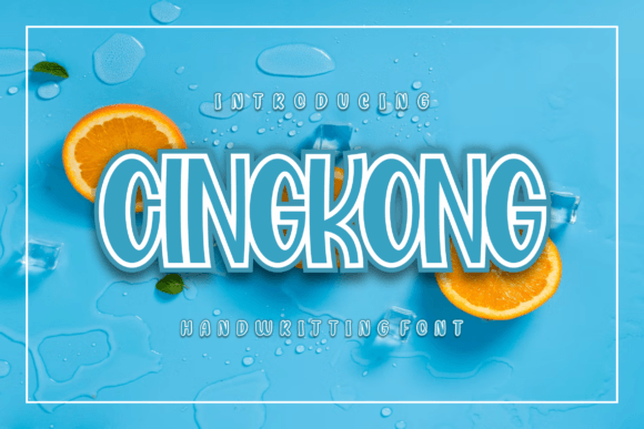 Cingkong: A Whimsical Display Font for Engaging Publications