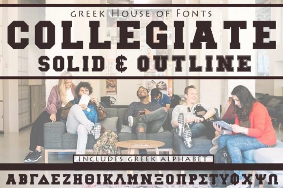Collegiate: A Versatile Display Font for Creative Branding