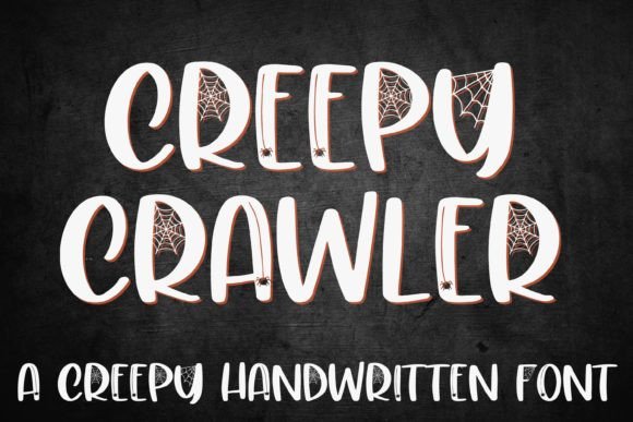 Creepy Crawler: A Charming Halloween Handwritten Font