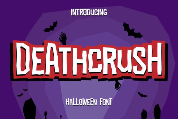 Deathcrush: A Bold Display Font for Creative Branding