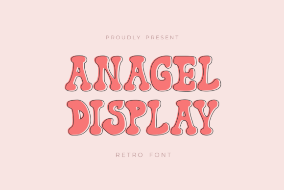 Discover Anagel: The Perfect Retro Groovy Font for Makers