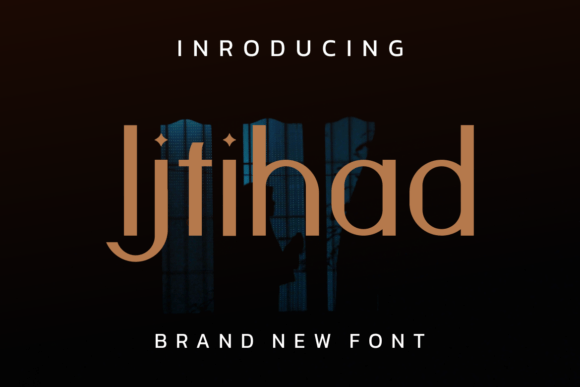 Discover Ijtihad: A Stylish Display Font for Web Design