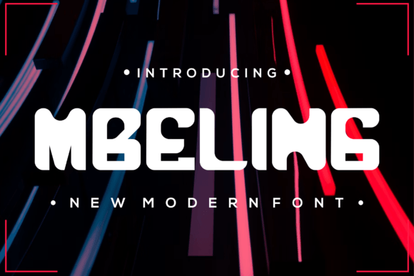 Discover Mbeling: A Classy and Modern Display Font