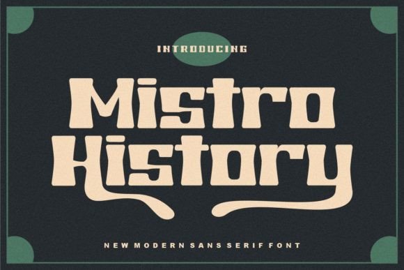 Discover Mistro History: A Bold and Authentic Display Font