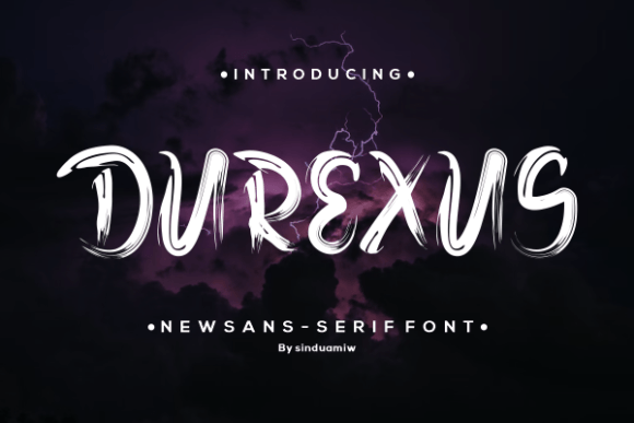 Durexus: A Bold and Engaging Display Font for Your Next Campaign