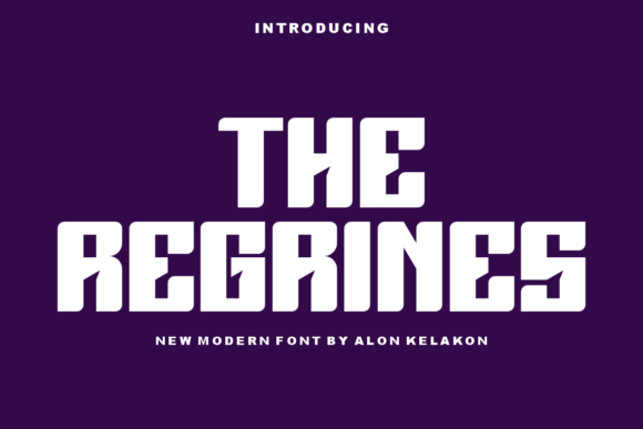 Enhance Your Craft with The Regrines Font