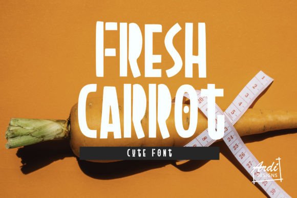 Enhance Your Editorial Design with Fresh Carrot Font