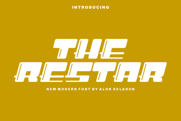 Exploring The Restar: A Bold Display Typeface