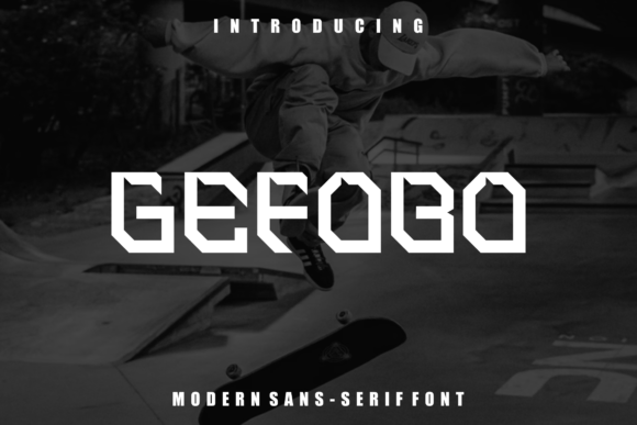 Gefobo: A Display Font for Elegant Editorial Design