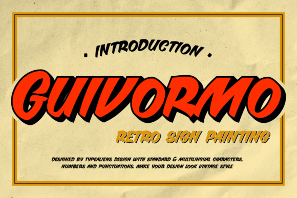 Guivormo: A Retro Sans Serif for Editorial Charm