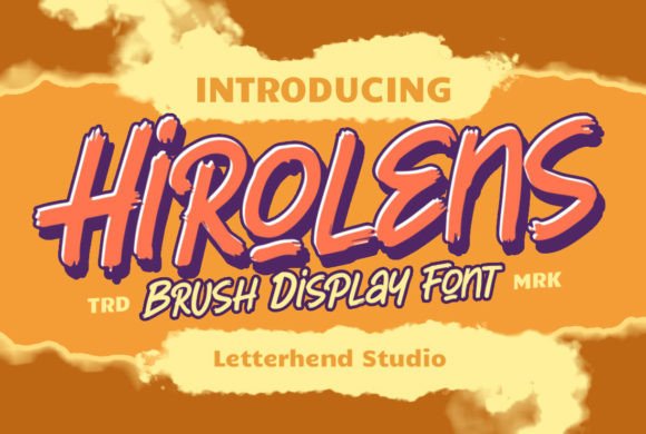 Hirolens: A Playful Display Font for Eye-Catching Campaigns