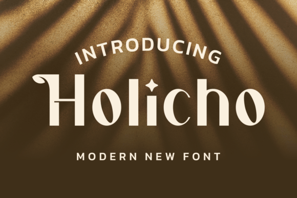 Holicho: A Stylish Display Font for Editorial Elegance