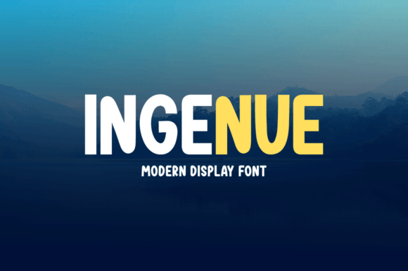 Ingenue: A Charming Display Font for Craft and Design