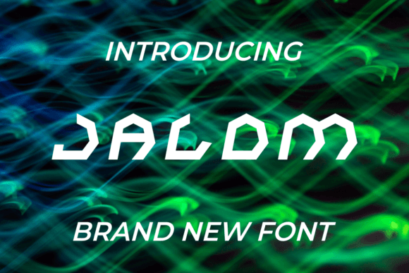 Jalom: A Cool and Interesting Display Font for Creative Projects