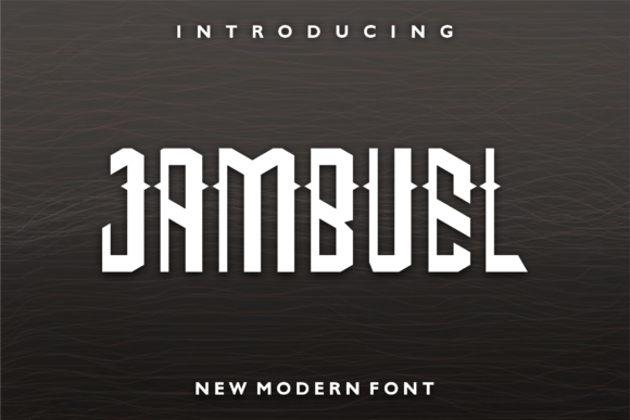 Jambuel: A Font for Elegant and Modern Editorial Design