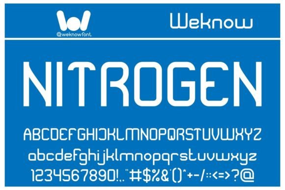 Nitrogen: Elevate Your Editorial Design with This Modern Display Font
