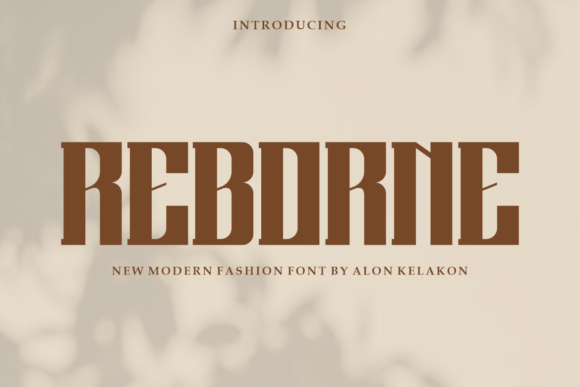 Reborne: Elevate Your Campaigns with This Stylish Display Font