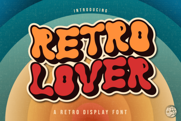 Retro Lover: A Charming Display Font for Editorial Design