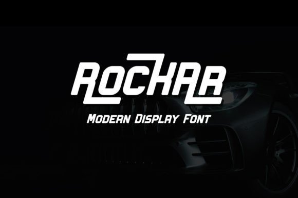 Rockar: A Unique Display Font for Crafters and Creators