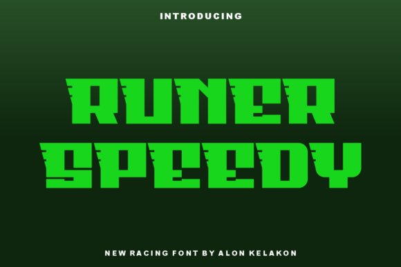 Runer Speedy: The Bold Display Font for Business Impact