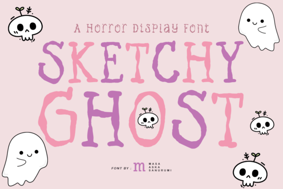 Sketchy Ghost: A Spooky and Unique Display Typeface