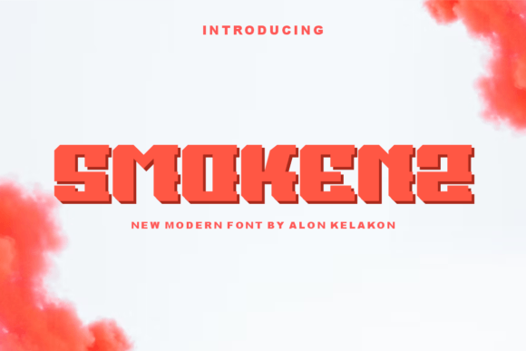 Smokenz: A Bold Display Font for Creative Branding