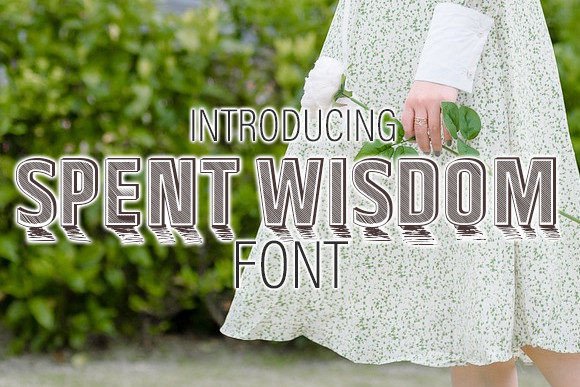 Spent Wisdom: A Versatile Display Font for Web Design