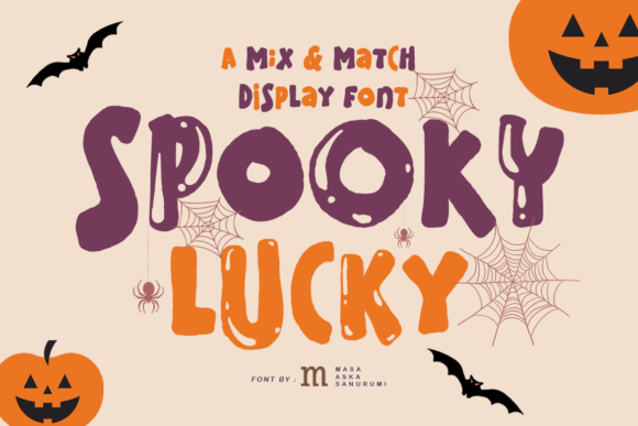 Spooky Lucky: A Charming Font for Craft and Product Design