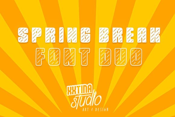 Spring Break: A Fun and Quirky Display Font for Your Campaigns