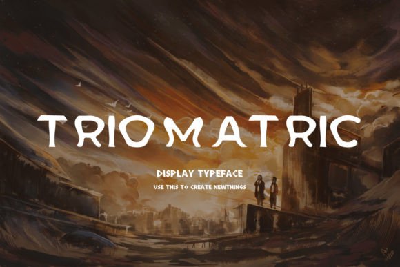 Triomatric: A Fun and Cool Display Font for Web Design