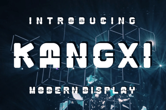 Unleash Creativity with Kangxi: A Futuristic Display Font