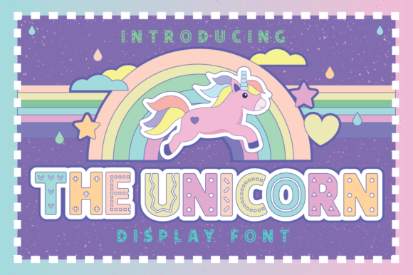 Unleash Magic with The Unicorn Display Font