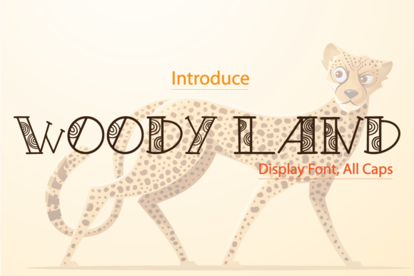 Woody Land: A Charming Display Font for Web Design